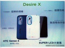 Became known characteristics of HTC Desire X