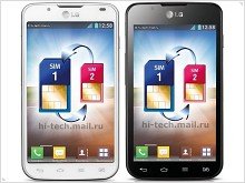Smartphone LG Optimus L7 II Dual supports two SIM-cards
