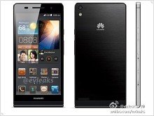 Шпионские фото смартфона Huawei Ascend P6 