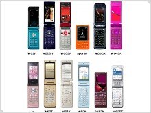 12 новых моделей мобильных телефонов летней коллекции японского оператора au kddi