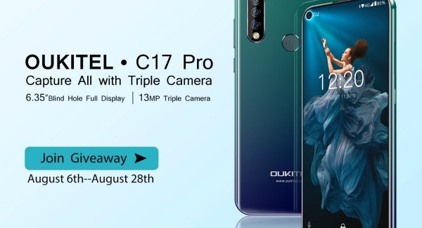 Oukitel C17 Pro: банальный закос под Honor 20 - изображение