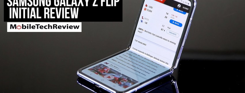 Гнущийся Samsung Galaxy Z Flip в форме «пудреницы» - изображение