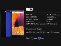 Vernee Mix 2 обзор смартфона с экраном 6 дюймов с соотношением сторон 18:9  - изображение