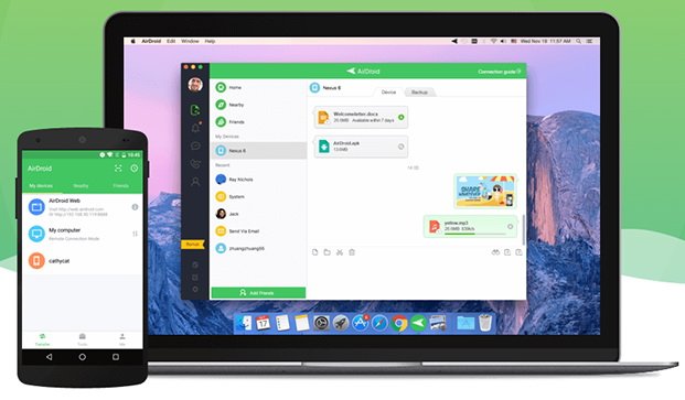 Мобильная утилита AirDroid